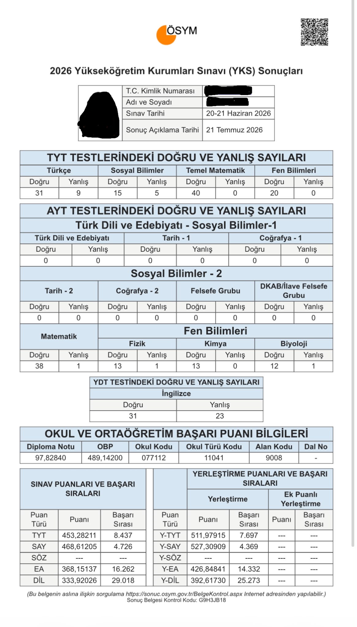 Öğrenci başarısı 2